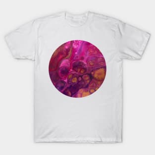 Pink Passion / Acrylic Pouring T-Shirt